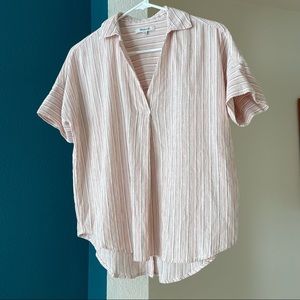 Madewell Courier Button-Back Shirt